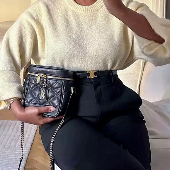 Accessories - Black leather belt